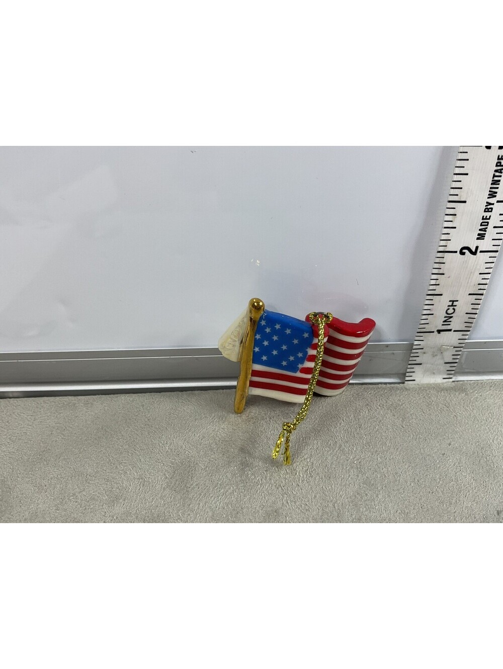 Lenox Mini Flag Independence Day Ornament Replacement Ornament